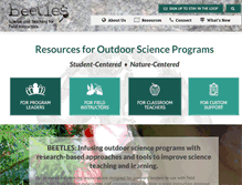 Tablet Screenshot of beetlesproject.org